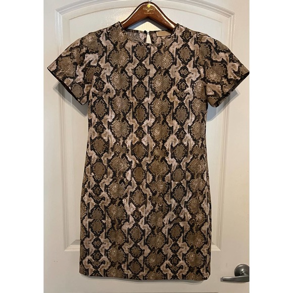 Michael Kors Snake Print Dress Size Small - Picture 1 of 11